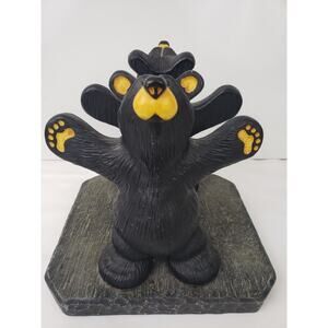 Joe And Roscoe Bear Foots Bears Napkin Holder Figurine by Jeff Fleming Singing